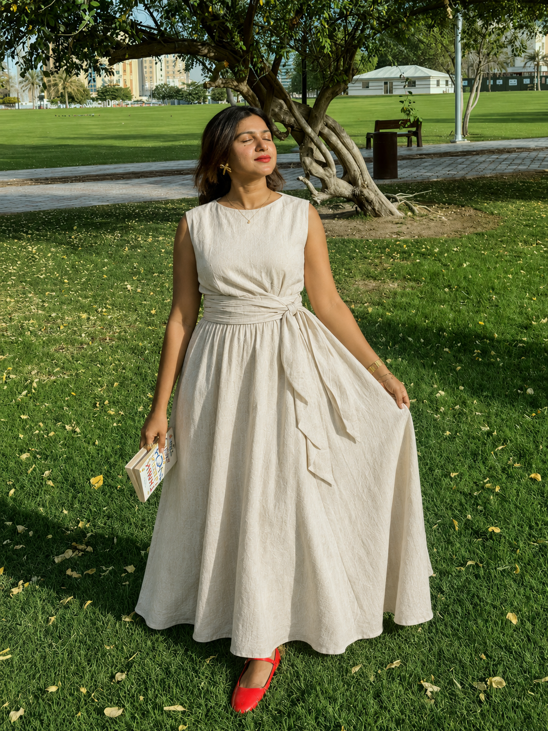 Serene Wrap Maxi Dress