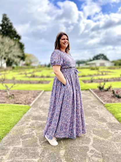 Serene Wrap Maxi Dress